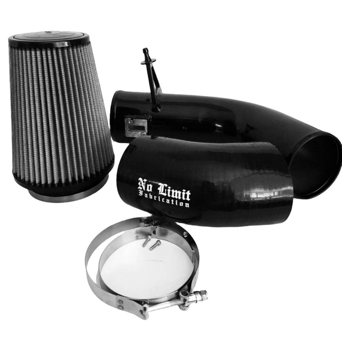 No Limit Fabrication | 2017-2019 Ford 6.7L Power Stroke Cold Air Intake Black Dry Filter