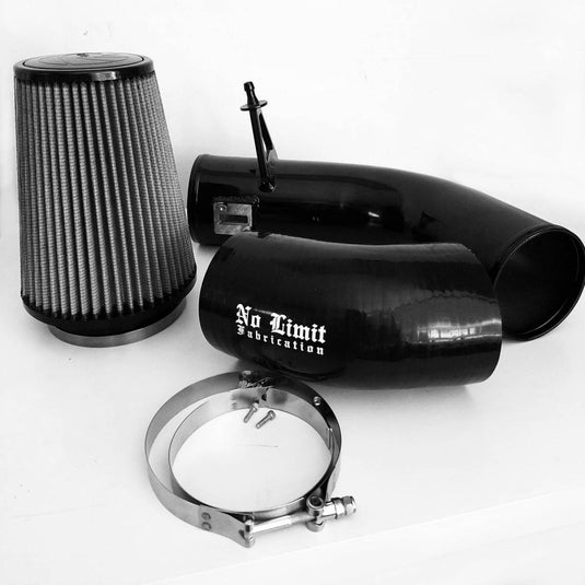 No Limit Fabrication | 6.7 Cold Air Intake Black Dry Filter 2017-Present | 67CAIBD17