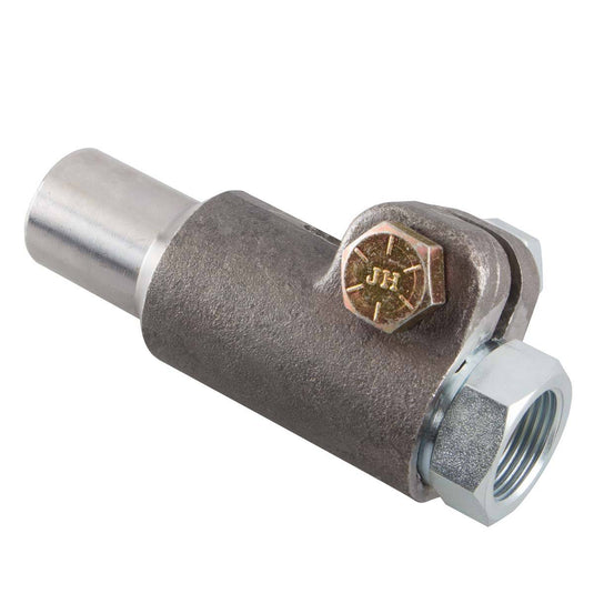 Synergy | Double Adjuster Tube Adapter 7/8 Inch-18 Left Hand Thread 1 Inch ID Tube