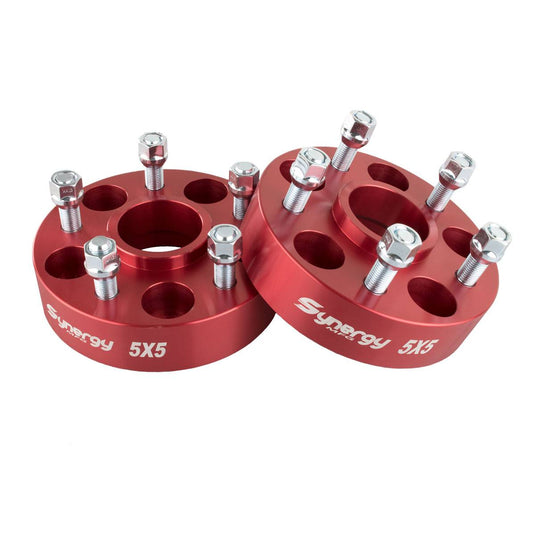 Synergy | Jeep JL Hub Centric Wheel Spacers 5X5-1-3/4 Inch Width M14 x 1.50 Stud Size Wrangler JL