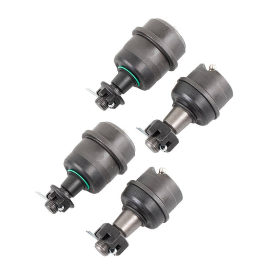 Synergy | Jeep HD Non-Knurled Front Ball Joint Set Dana 30/44 2 Uppers 2 Lowers Jeep JK/WJ