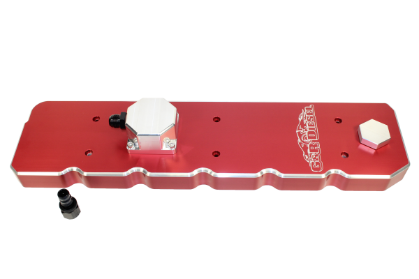 G&R Diesel | 2006-2007 Dodge Ram 5.9L Cummins Valve Cover Billet Aluminum Red