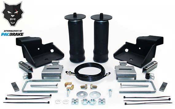 PacBrake | Heavy Duty Rear Air Suspension Kit For 07-18 GM Silverado / Sierra 1500 Long Bed 97.8 Inch