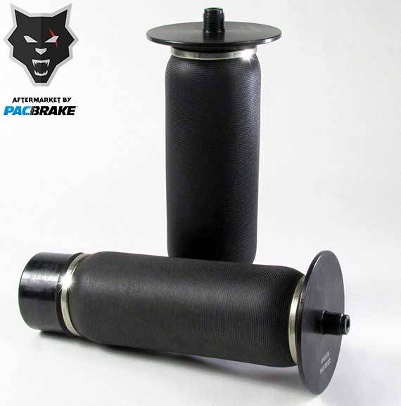 PacBrake | Heavy Duty Sleeve Style Replacement Air Spring Anodized Black