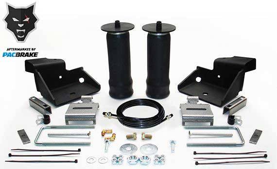 PacBrake | Heavy Duty Rear Air Suspension Kit For For 07-18 Silverado / Sierra 1500 Short / Standard Beds 69.3-78.7 Inch