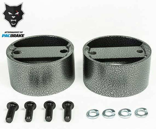 PacBrake | 2 Inch Air Suspension Spacer Kit For Use With Single And Double Convoluted Spring Kits