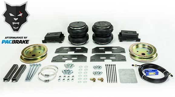 Load image into Gallery viewer, PacBrake | Heavy Duty Rear Air Suspension Kit For 10-18 Dodge RAM 4500 / 5500 2WD / 4WD
