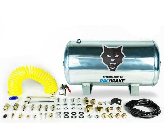 PacBrake | 5 Gallon Aluminum Premium Air Tank Kit W/ Air Tank Airline Air Nozzle Air Accessories Fittings And Fasteners