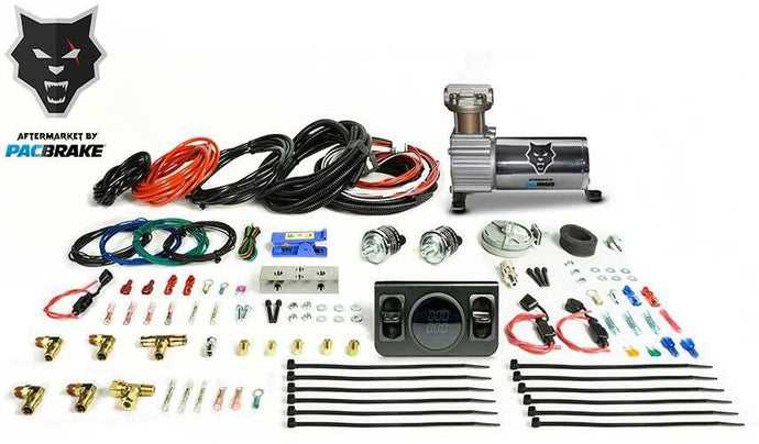 PacBrake | Premium In Cab Control Kit For Independent Paddle Valve In Cab Control Kit W/ Digital Gauge