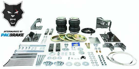 Load image into Gallery viewer, PacBrake | Heavy Duty Rear Air Suspension Kit For 11-16 Ford F-250 / F-350 F-350 Super Duty 11-14 F-450 Super Duty 2WD
