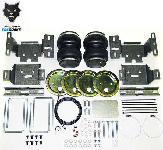 Pacbrake | Heavy Duty Rear Air Suspension Kit For 11-19 GM Silverado/Sierra 2500/3500 2WD/4WD | HP10171