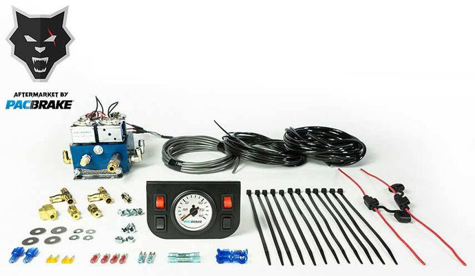 PacBrake | Basic Independent Electrical In Cab Control Kit W/ Mechanical Gauge