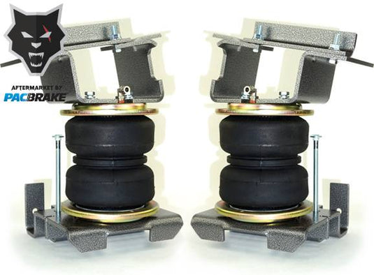 PacBrake | HP10368 Double Convoluted Air Springs For 19-22 Dodge Ram 3500