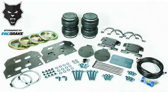 PacBrake | Heavy Duty Rear Air Suspension Kit For 05-10 Ford F-250 / F-350 Super Duty (2WD)