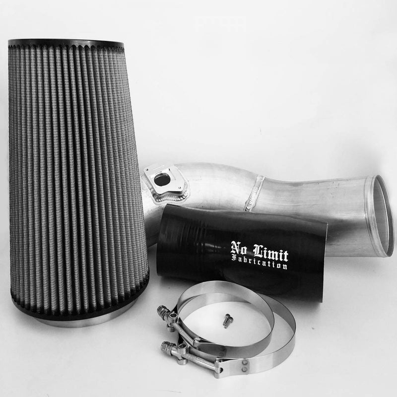Load image into Gallery viewer, No Limit Fabrication | 2003-2007 Ford 6.0L Power Stroke Cold Air Intake Raw Dry Filter
