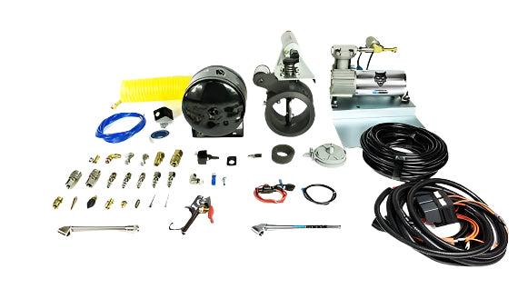 PacBrake | 1994-1998 Dodge Ram 5.9L Cummins In Line Mount 4 inch PRXB High Performance Exhaust Brake Kit W/ Standard Transmission
