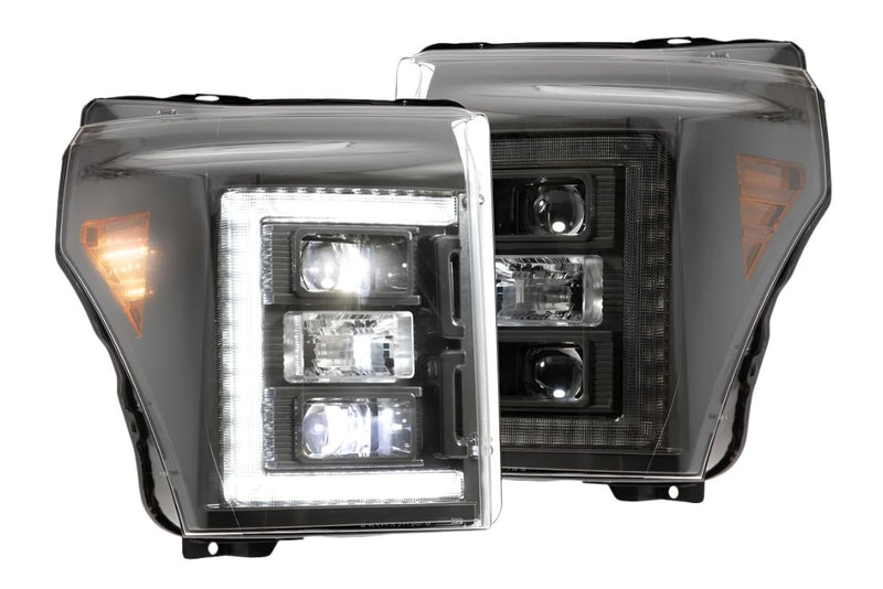 Load image into Gallery viewer, Morimoto | 2011-2016 Ford Super Duty XB Hybrid LED Headlights | LF553
