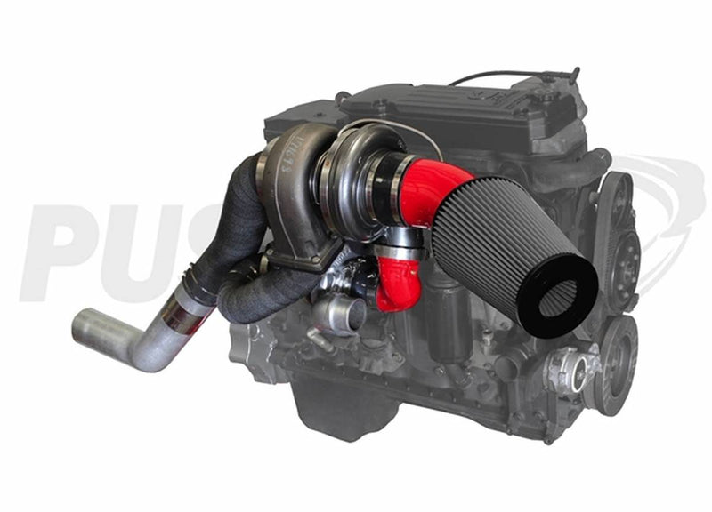 Load image into Gallery viewer, Pusher | 2003-2007 Dodge Ram 5.9 Cummins High Mount Compound Turbo System
