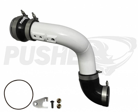 Pusher | 2017+ Ford F250 / F350 6.7L Power Stroke W/ Throttle Valve Adapter HD 3 Inch Cold Side Charge Tube