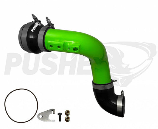 Pusher | 2017+ Ford F250 / F350 6.7 Power Stroke W/ Throttle Valve Adapter HD 3 Inch Cold Side Charge Tube