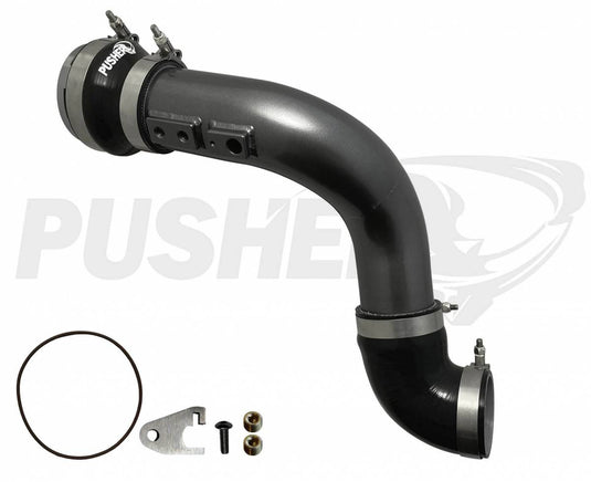 Pusher | 2017+ Ford F250 / F350 6.7L Power Stroke W/ Throttle Valve Adapter HD 3 Inch Cold Side Charge Tube