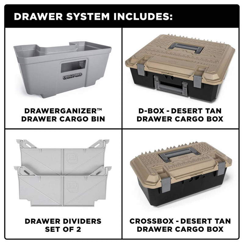 Load image into Gallery viewer, Decked | 2009-2024 Ram 1500 5 Foot 7 Inch Ram Box Cargo Management Drawer System
