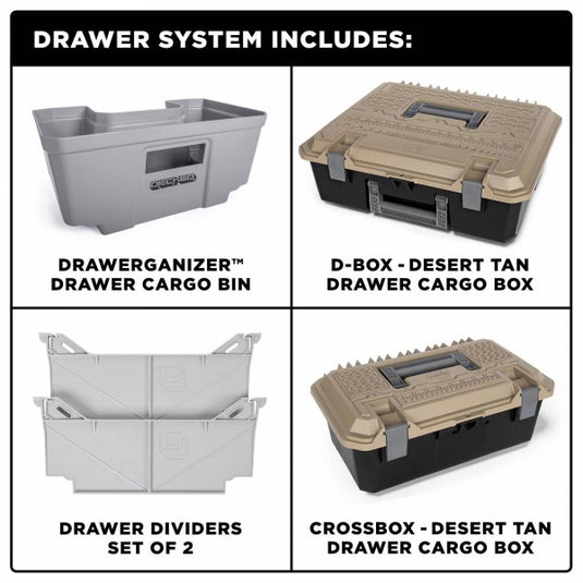 Decked | 2009-2024 Dodge Ram 1500-3500 6 Foot 4 Inch Ram Box Cargo Management Drawer System