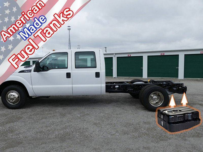 Titan Fuel Tanks | 2011-2019 Ford F350 / F450 / F550 Narrow Frame Cab & Chassis After Axle Tank