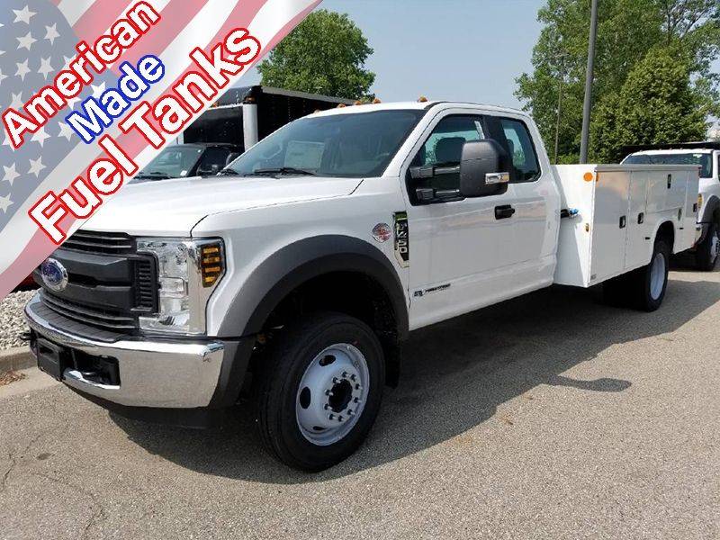 Load image into Gallery viewer, Titan Fuel Tanks | 2017-2021 Ford F350 / F450 / F550 Cab &amp; Chassis 6.7L Power Stroke Mid-Ship To After Axle Conversion Kit
