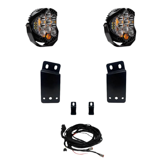 Baja Designs | 2021-2024 Dodge Ram 1500 TRX LP9 Pro Clear Driving / Combo Bumper Light Kit