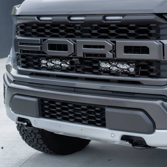 Baja Designs | 2021+ Ford Raptor ONX6+ 10 Inch Clear Driving Combo Behind Grille Light Kits | 448063