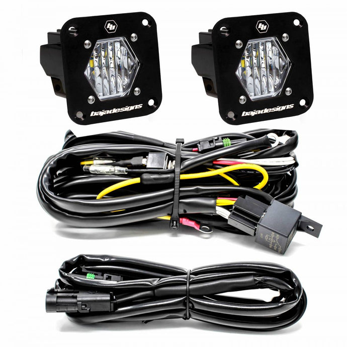 Baja Designs | S1 Pair Wide Cornering LED Flush Mount Reverse Light Kit | 387808
