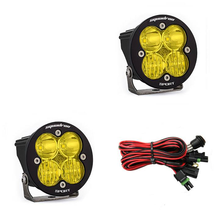 Baja Designs | Amber Squadron - R Sport Driving / Combo LED Pair | 587813