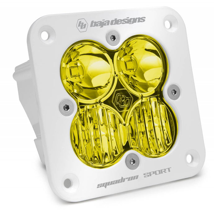 Baja Designs | White Amber Squadron Sport Driving / Combo LED Flush Mount | 551013WT