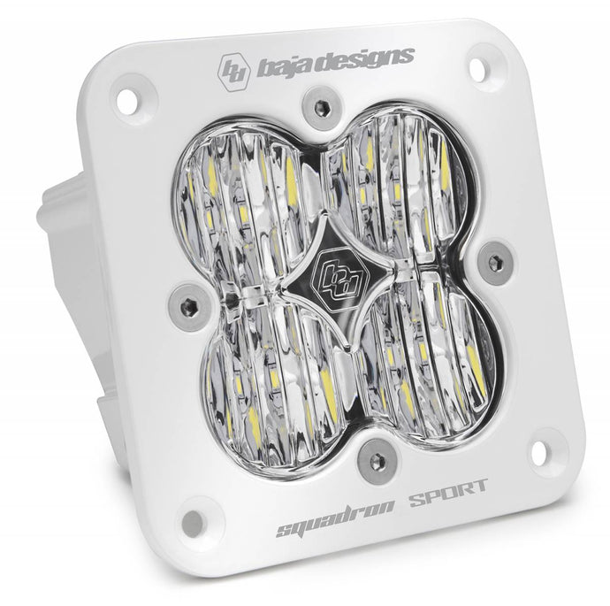 Baja Designs | White Squadron Sport Wide Cornering LED Flush Mount | 551005WT