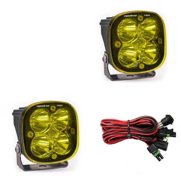 Baja Designs | Amber Squadron Pro Spot Pair LED | 497811