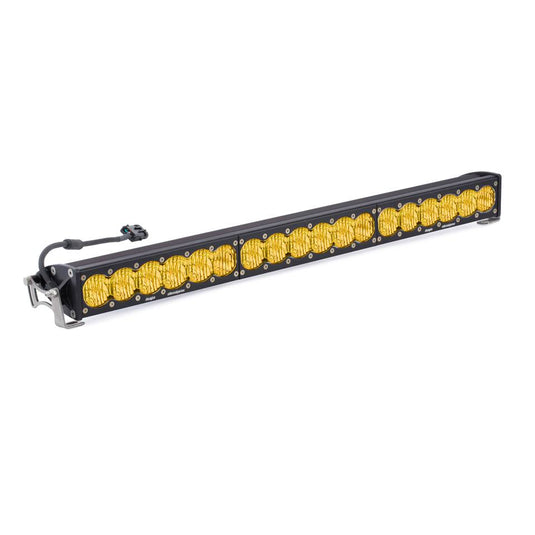 Baja Designs | Amber ONX6+ 30 Inch Straight Wide Driving LED Light Bar | 453014