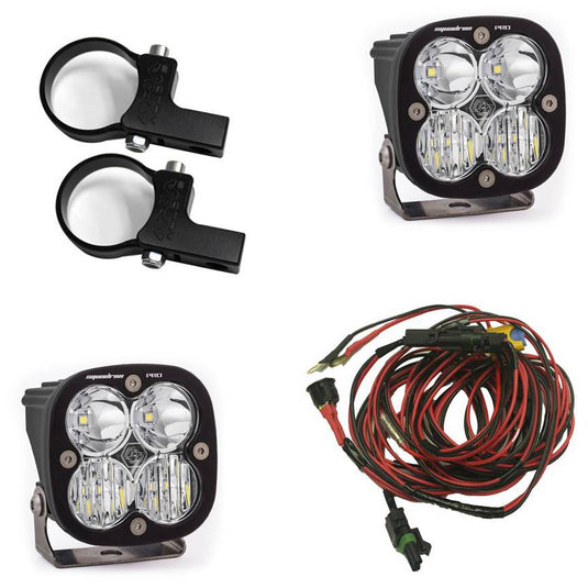 Baja Designs | Squadron Pro Light Kit 1.75 Inch Horizontal Mounts With Harness | 497104
