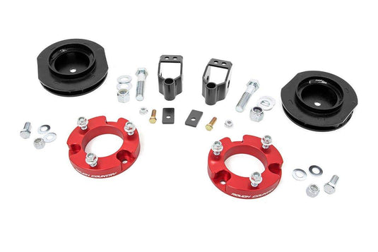 Rough Country | 2010-2023 Toyota 4Runner 2WD / 4WD Anodized Red 2 Inch Lift Kit | 767Red