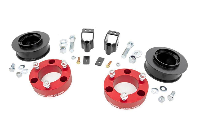 Rough Country | 2003-2009 Toyota 4Runner 4WD Anodized Red 3 Inch Lift Kit