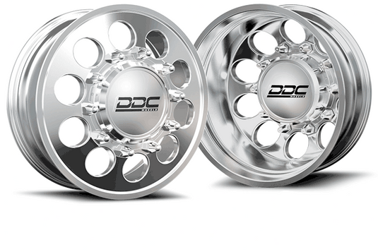DDC Wheels | 2011-2014 Ford F-450 The Hole 22x8.5 Polished Dually Wheel