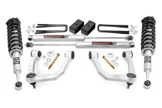 Rough Country | 2005-2023 Toyota Tacoma 4WD 3.5 Inch Lift Kit - Lifted Struts With N3 Shocks