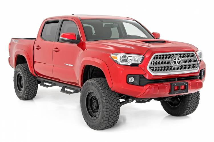 Load image into Gallery viewer, Rough Country | 2005-2023 Toyota Tacoma 2WD / 4WD 3.5 Inch Lift Kit - Vertex Coilovers With V2 Shocks &amp; Rear Leaf Springs | 74258
