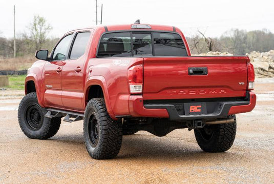 Rough Country | 2005-2023 Toyota Tacoma 2WD / 4WD 3.5 Inch Lift Kit - Lifted Struts With V2 Shocks & Rear Leaf Springs | 74272