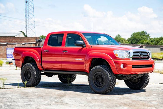 Rough Country | 2005-2023 Toyota Tacoma 2WD / 4WD 3.5 Inch Lift Kit - Vertex Coilovers With V2 Shocks & Rear Leaf Springs | 74258