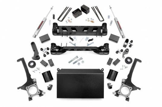 Rough Country | 2016-2021 Toyota Tundra 2WD / 4WD 6 Inch Lift Kit - Strut Spacers With N3 Rear Shocks