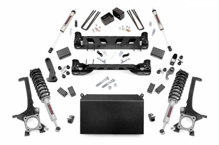 Load image into Gallery viewer, Rough Country | 2016-2021 Toyota Tundra 4WD 6 Inch Lift Kit - Lifted Struts With V2 Rear Shocks
