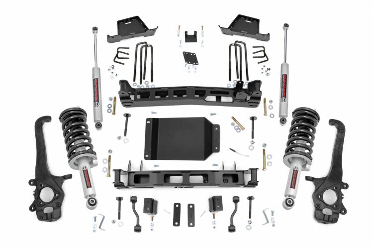 Load image into Gallery viewer, Rough Country | 2004-2015 Nissan Titan 4WD 6 Inch Lift Kit - N3 Struts
