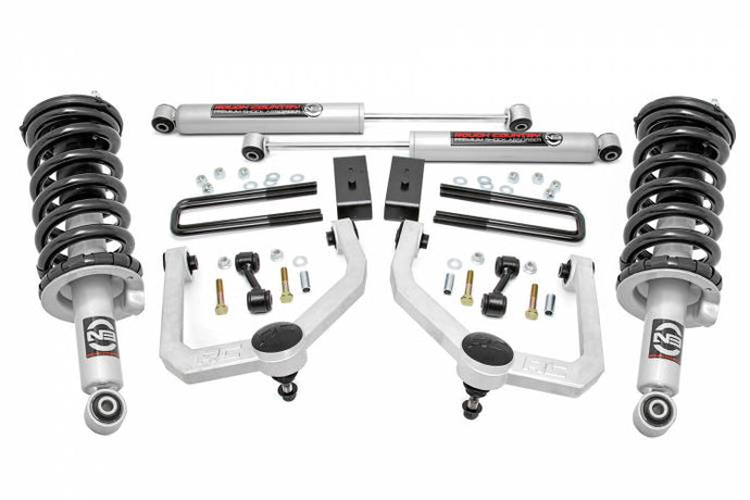 Rough Country | 2004-2024 Nissan Titan 4WD 3 Inch Lift Kit - N3 Struts - N3 Shocks