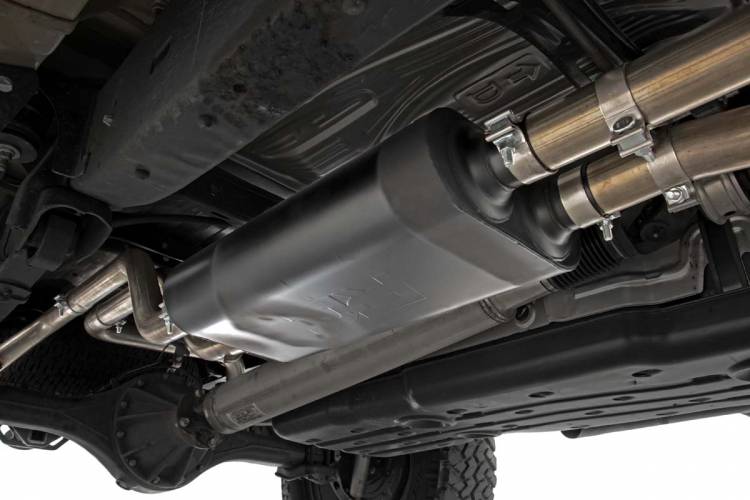 Load image into Gallery viewer, Rough Country | 2009-2021 Toyota Tundra 4.6L / 5.7L Stainless Cat-Back Exhaust
